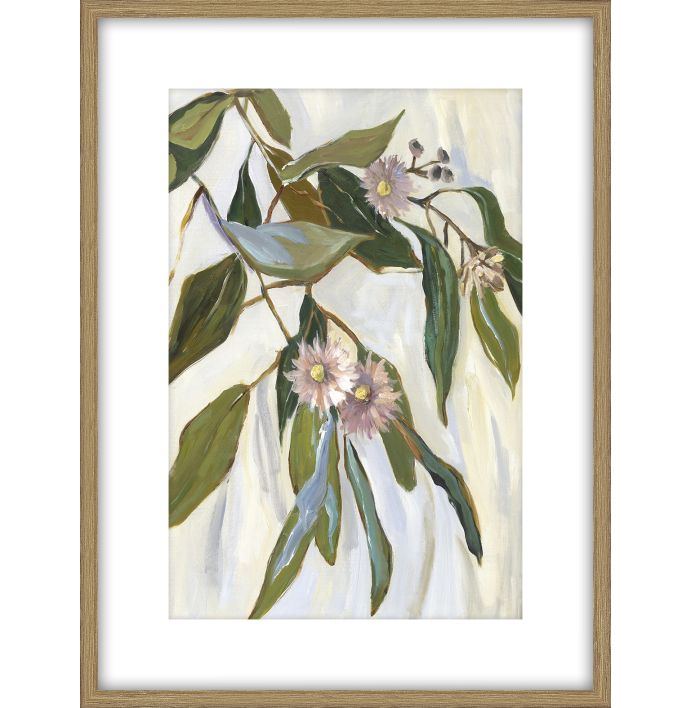 Schilderij met frame bloementak