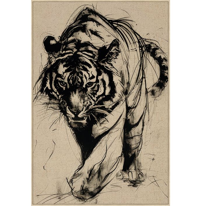 Schilderij tijger