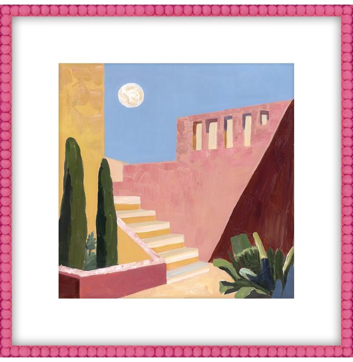 Schilderij met frame Mediterraans