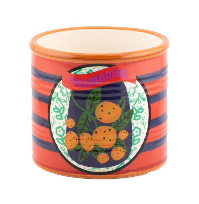 Aardewerk bloempot Framboos