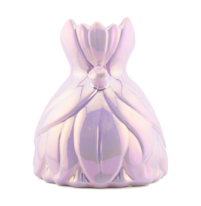 Aardewerk vaas Princess dress roze