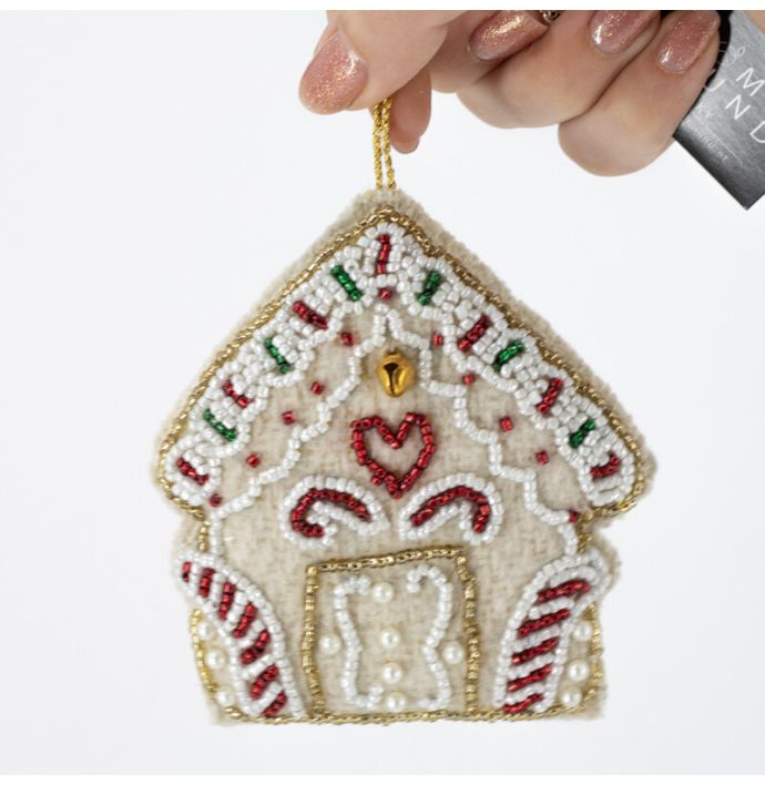 Hanger met kralen Huisje