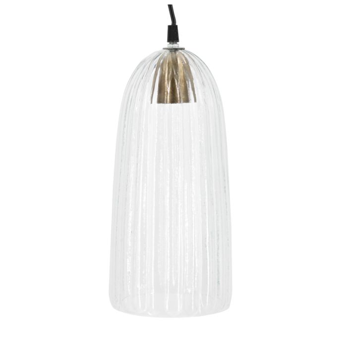 Glazen hanglamp cone