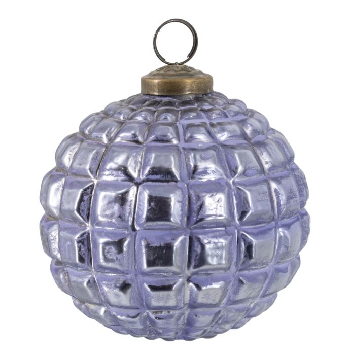 Kerstbal aubergine