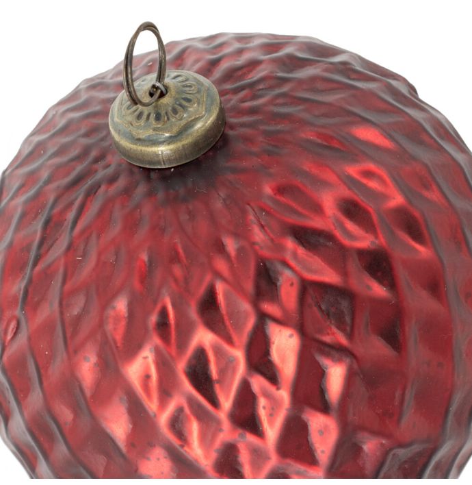 Kerstbal burgundy