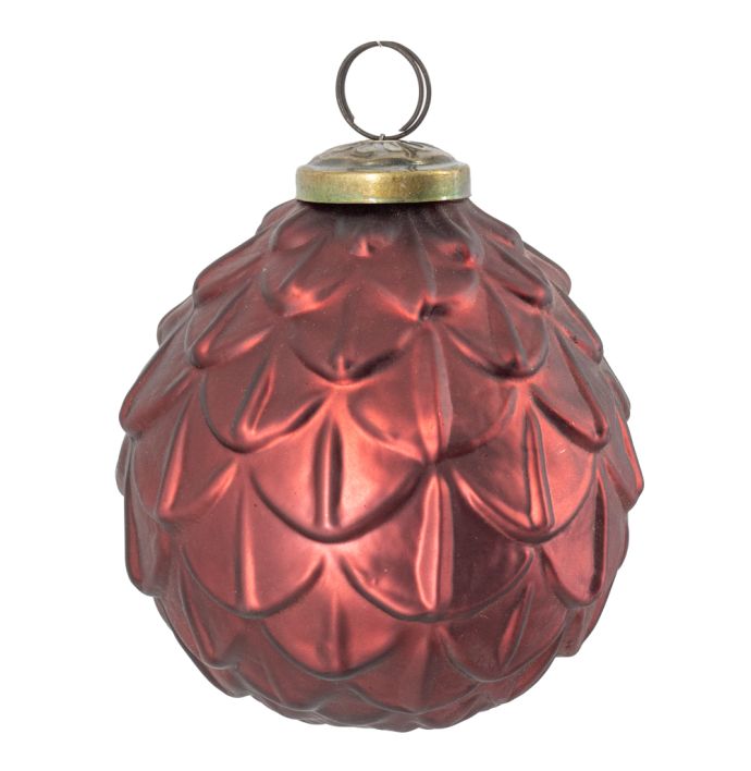 Kerstbal burgundy