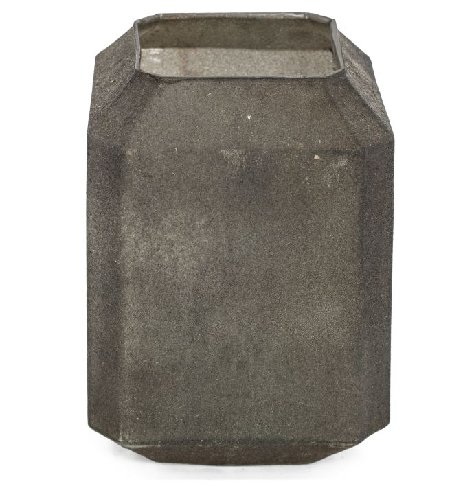 Glazen vaas antraciet
