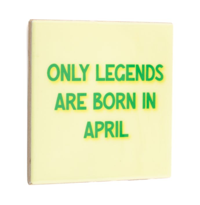 Tegeltje april