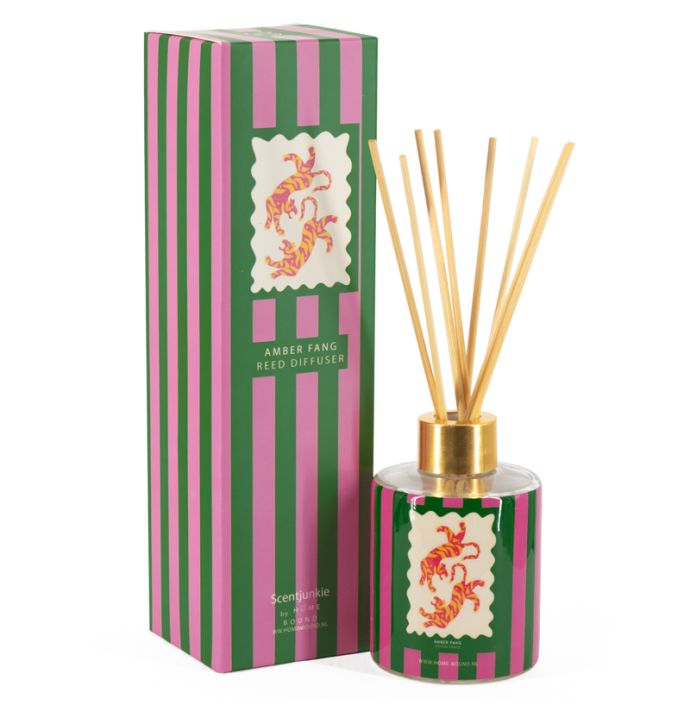 Geurdiffuser stokjes 150ml Amber Fang
