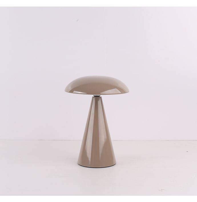Bureaulamp Mushie LED op accu taupe