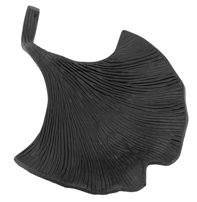 Schaal lotusblad zwart
