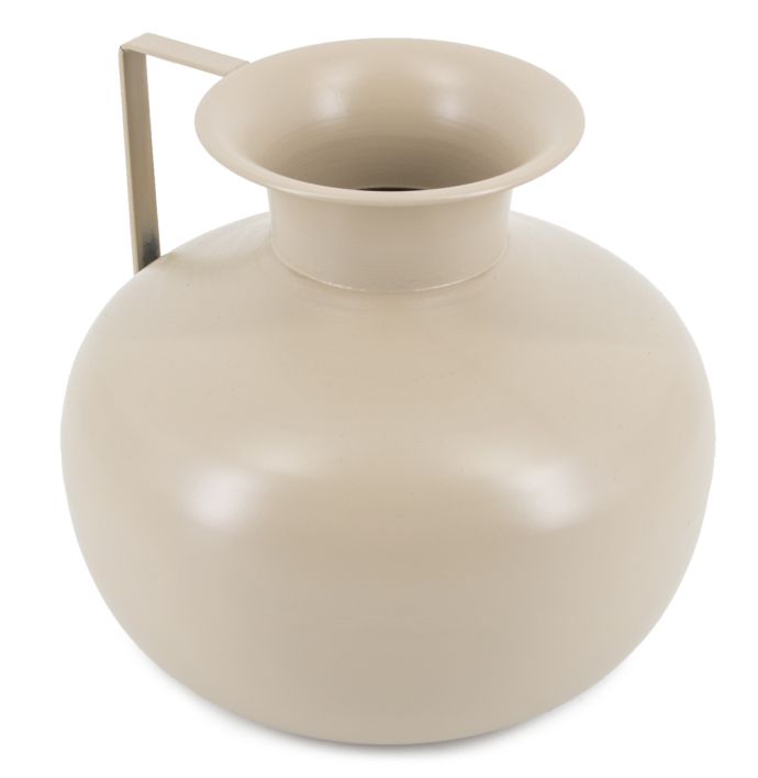 Metalen vaas sand