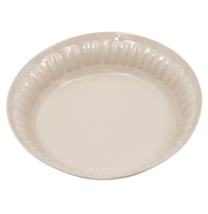 Metalen schaaltje ribbel sand