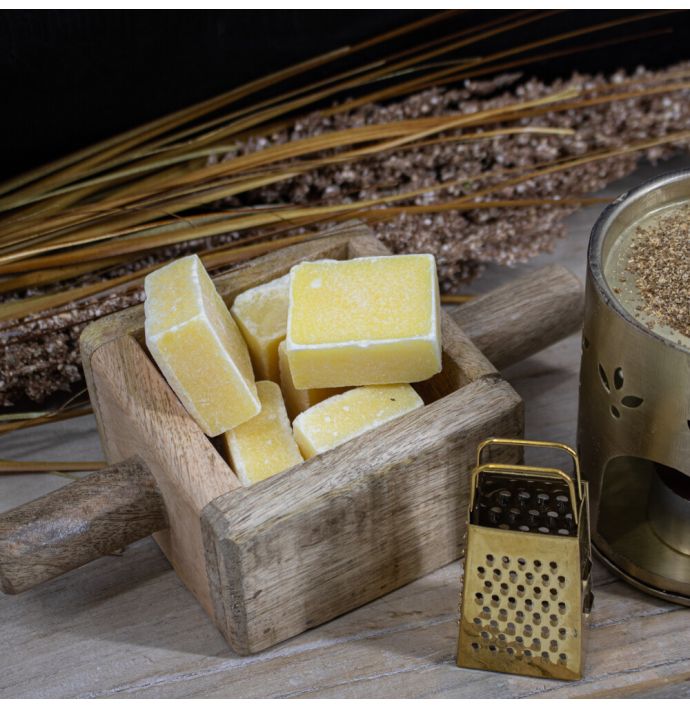 Bakje met hengsel naturel