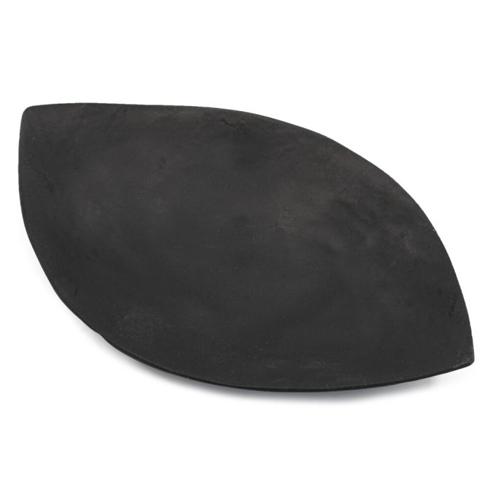 Schaaltje schelp ovaal zwart