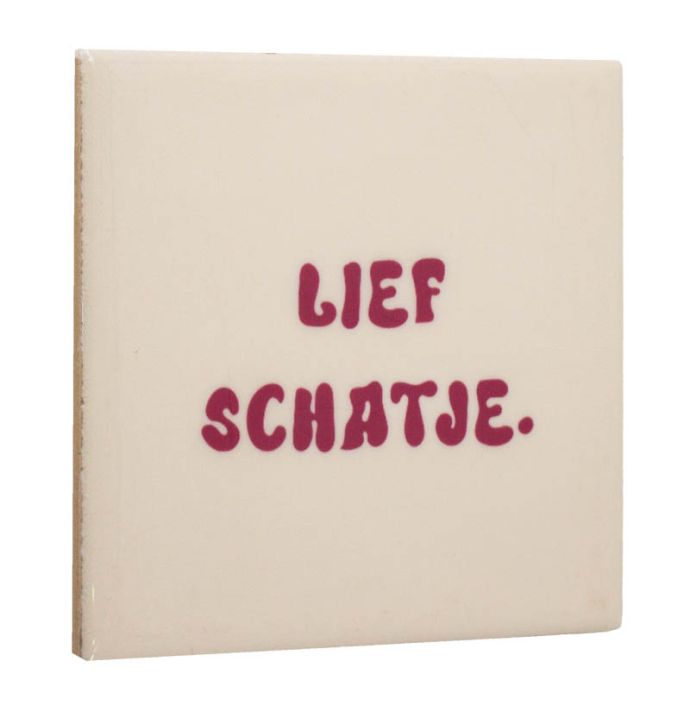 Tegeltje Lief schatje