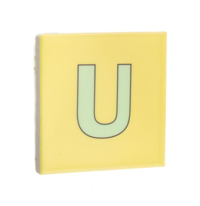 Alfabet tegeltje letter U