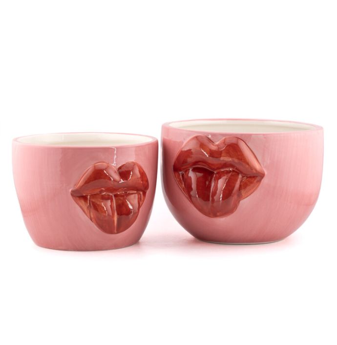 Aardewerk schaal smooch S