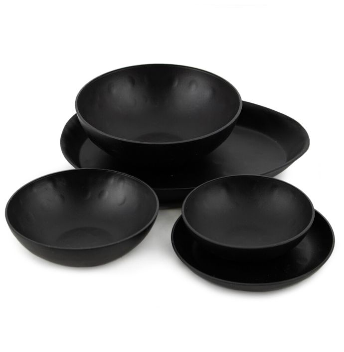 Schaaltje bowl hammered zwart