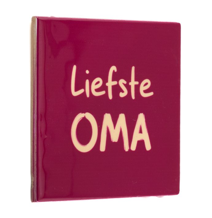 Tegeltje liefste oma