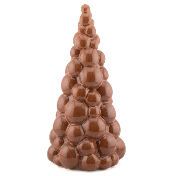 Ornament kerstboom Fir bruin L