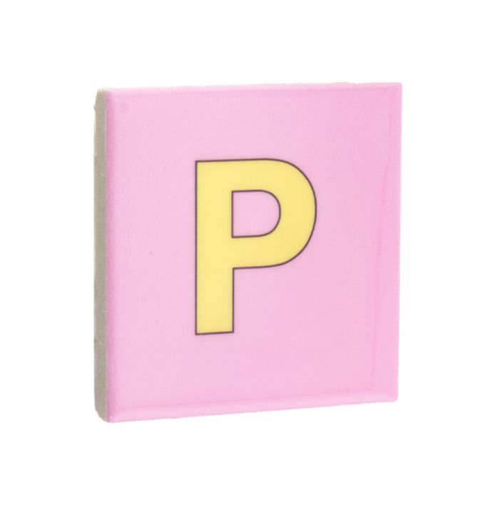 Alfabet tegeltje letter P