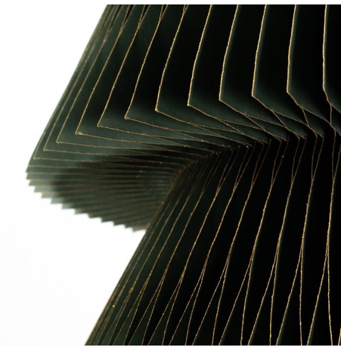 Papieren kerstboom groen 60cm