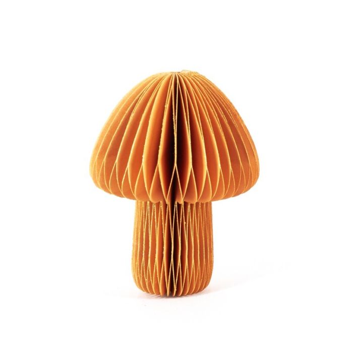 Papieren paddenstoel oranje