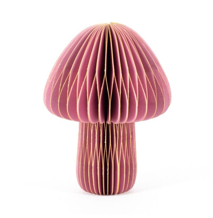 Papieren paddenstoel paars