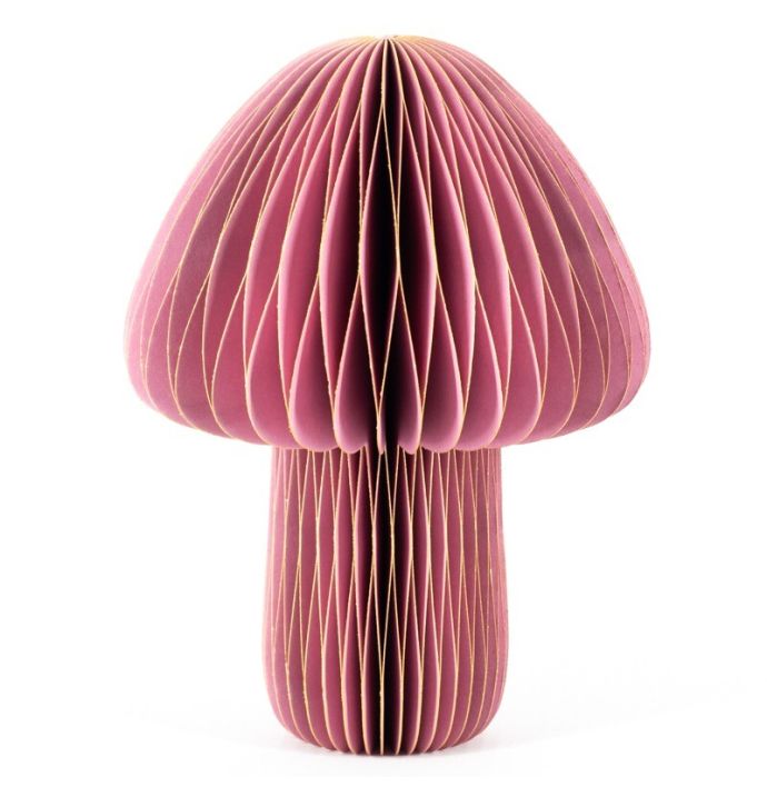 Papieren paddenstoel paars