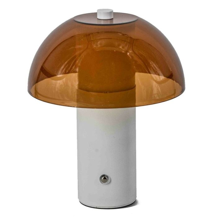 Tafellamp Toad LED op accu wit