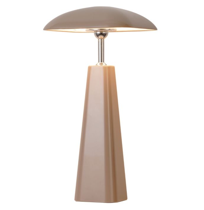 Bureaulamp Piazza LED op accu taupe