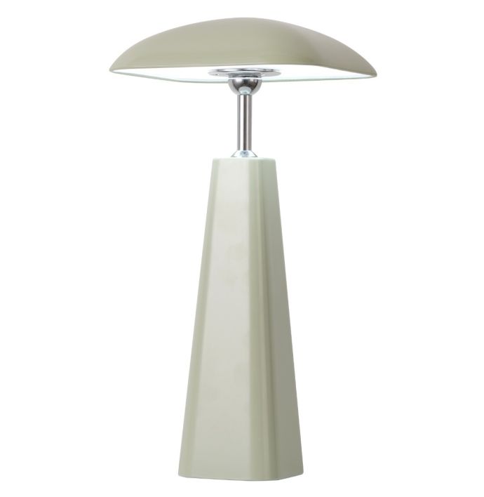 Bureaulamp Piazza LED op accu groen