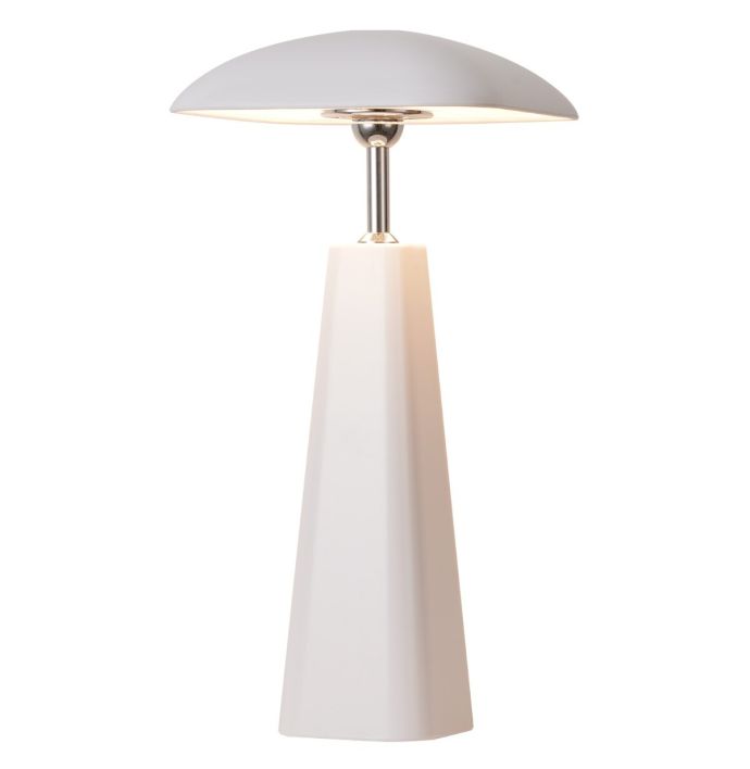 Bureaulamp Piazza LED op accu wit