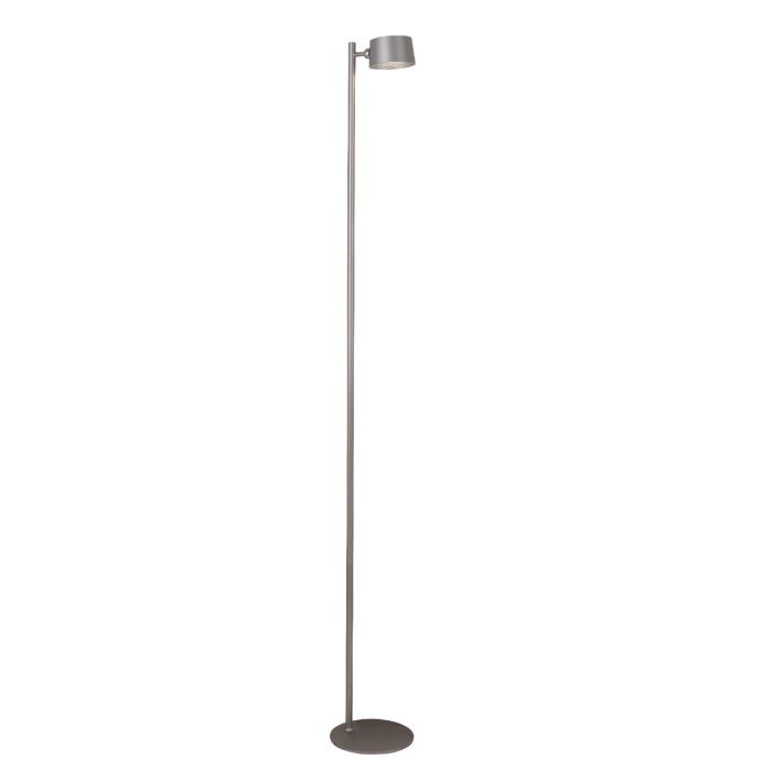 Vloerlamp Design LED op accu zilver