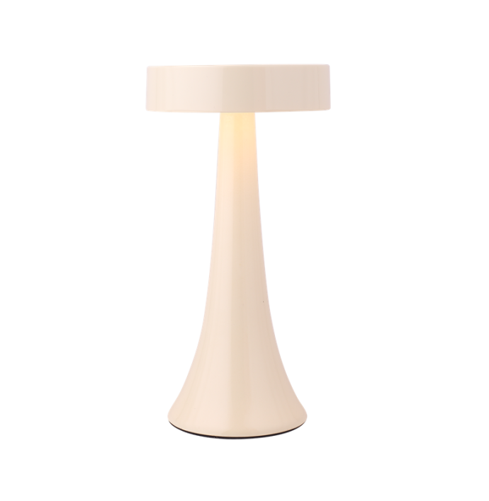 Bureaulamp Nova LED op accu beige