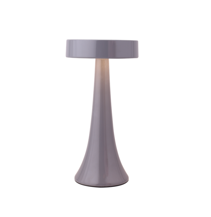 Bureaulamp Nova LED op accu grijs