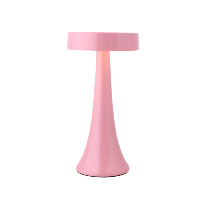 Bureaulamp Nova LED op accu roze