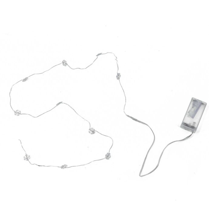 Kerstverlichting 10 lampjes snowflake