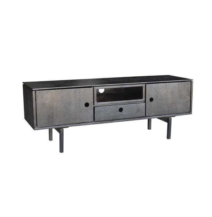 TV-meubel Toba 135cm zwart