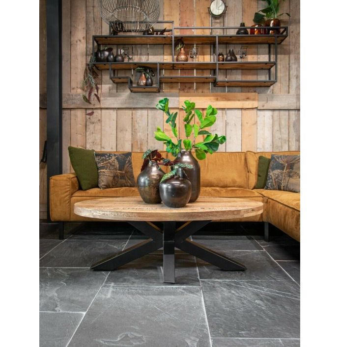 Salontafel mango ovaal