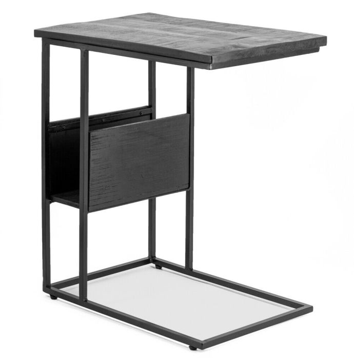 Mango magazine bijzettafeltje zwart