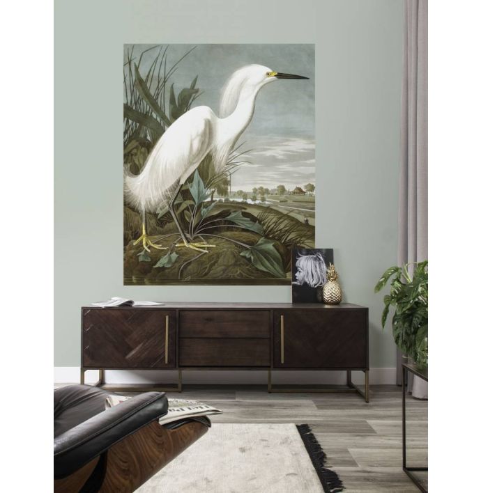 Behangpaneel Sneeuwreiger