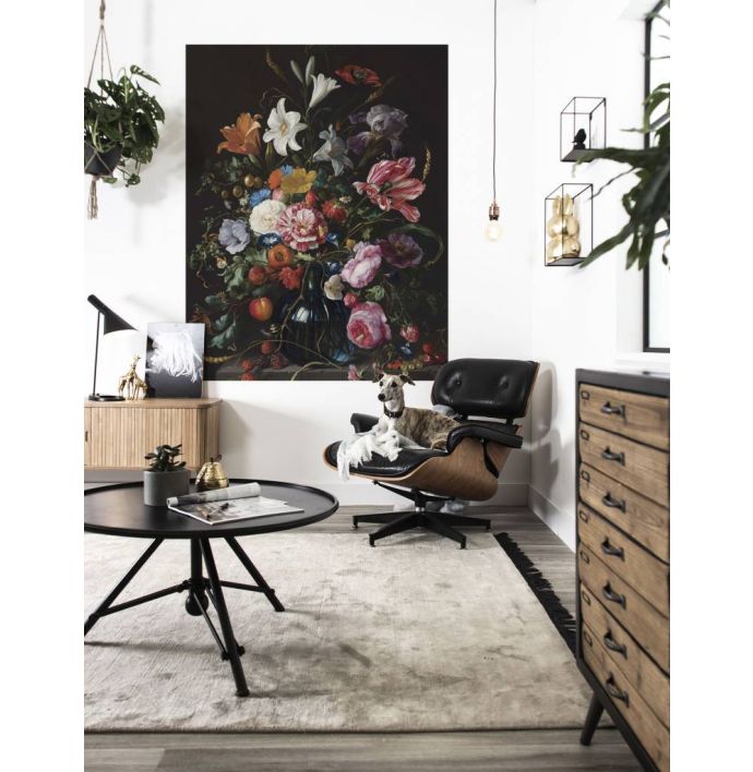 Behangpaneel Golden age flowers