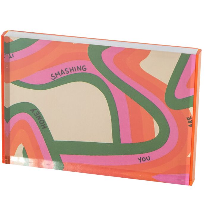 Fotolijst Geo oranje