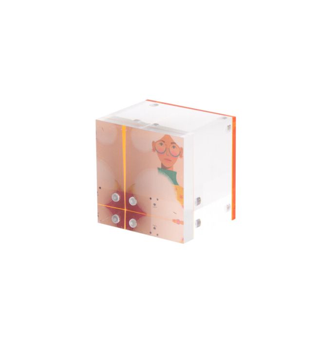 Fotokubus Prisma oranje