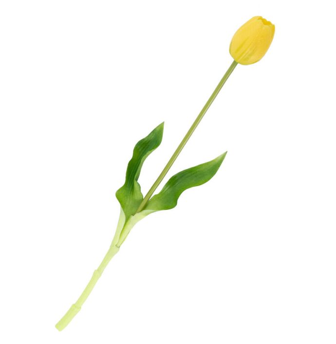 Kunsttulp real touch geel
