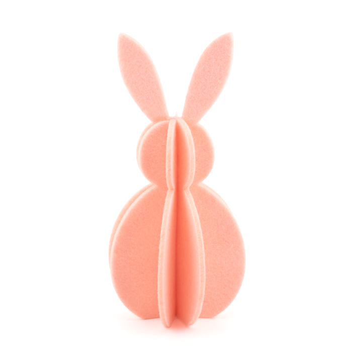 Vilten decoratie konijn 