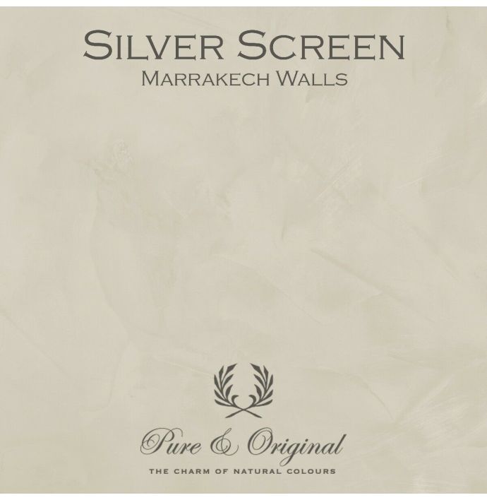 Pure & Original Marrakech Walls Silver Screen