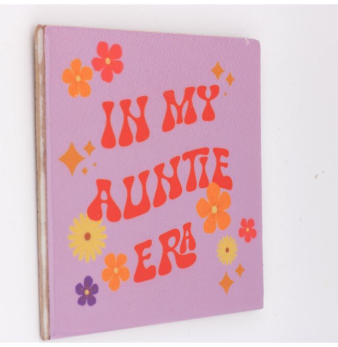 Tegeltje 'Auntie era'